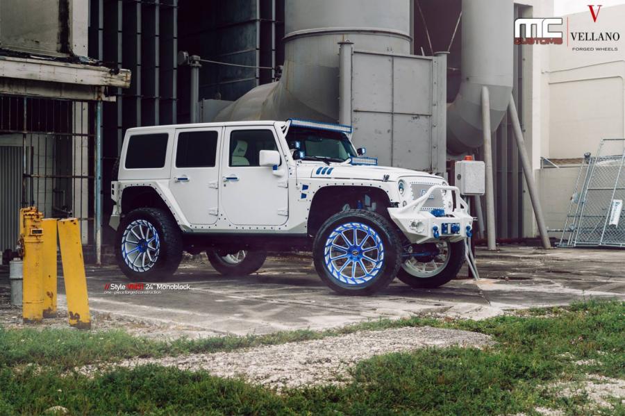  Jeep Wrangler by MC Customs on Vellano Wheels 2015 года  (фото 4 из 9)